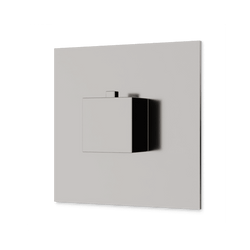 Square Thermostat Trim Kit Artos US Brushed Nickel 
