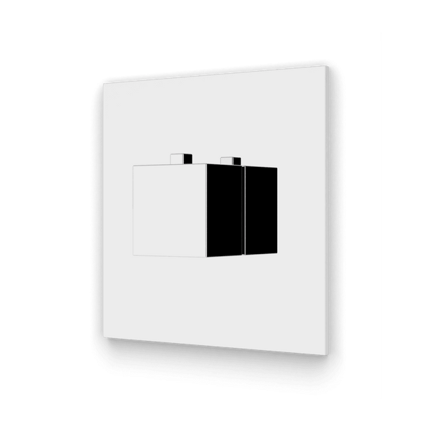 F904A-8TK - Square Thermostat Trim Kit Artos US Chrome