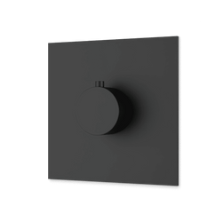 Square + Round Thermostat Trim Kit Artos US Matte Black 