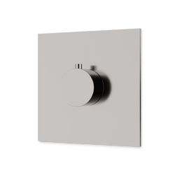 Square + Round Thermostat Trim Kit Artos US Brushed Nickel 