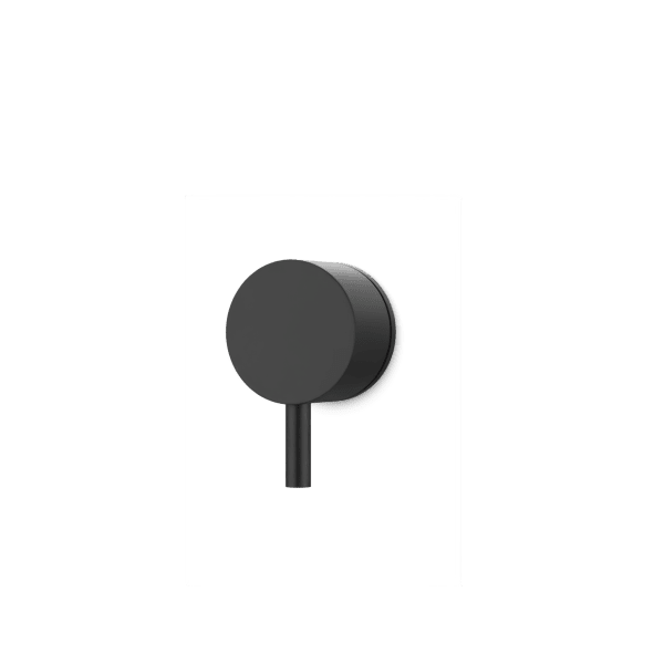 Opera Volume Control Trim Kit with Equal Plate & Lever - Matte Black image 1