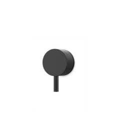 Round Volume Control Trim Kit with Equal Plate & Lever Artos US Matte Black 