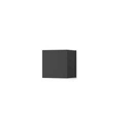 Square Volume Control Trim Kit with Equal Plate Artos US Matte Black 