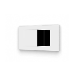 F906A-6TK - Square Volume Control Trim Kit with Letterbox Plate Artos US Chrome 