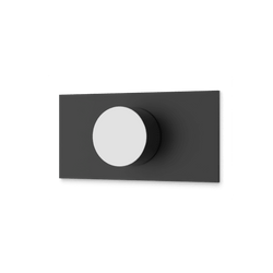 Square + Round 3-Way Diverter Trim Kit with Letterbox Plate Artos US Chrome/Matte Black 
