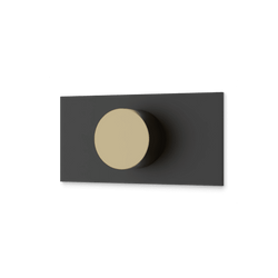 Square + Round 3-Way Diverter Trim Kit with Letterbox Plate Artos US Satin Brass/Matte Black 