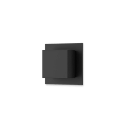 Square Volume Control Trim Kit Artos US Matte Black 