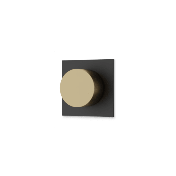 Otella Volume Control Trim Kit - Satin Brass/Matte Black image 1