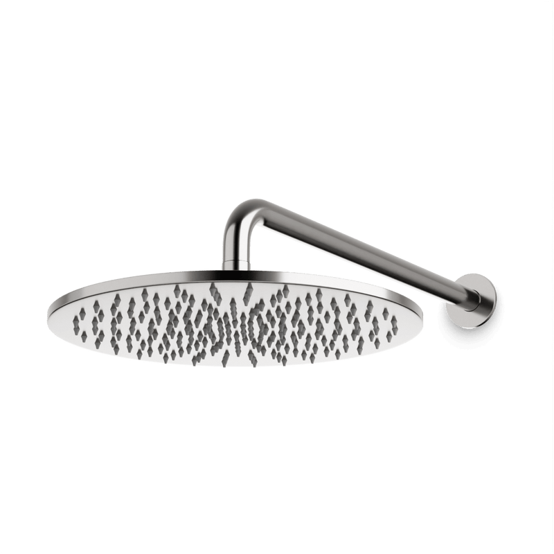 Opera 12" Rain Shower Head on Wall Mount Arm - Brushed Nickel image 1