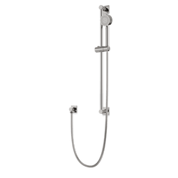 F907-101 - Square + Round Multifunction Flexible Hose Slidebar Kit with Separate Water Outlet Artos US Brushed Nickel 
