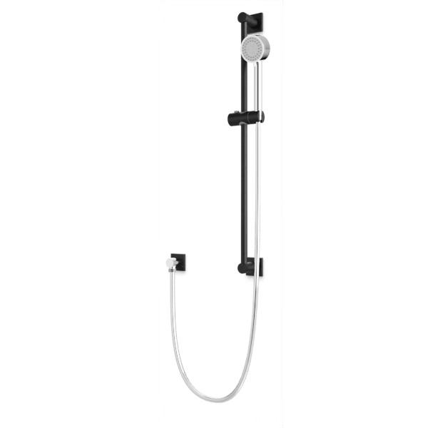 Square + Round Multifunction Flexible Hose Slidebar Kit with Separate Water Outlet - F907-101CHB image 1