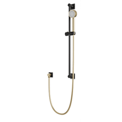 Square + Round Multifunction Flexible Hose Slidebar Kit with Separate Water Outlet - F907-101SBB thumbnail 1