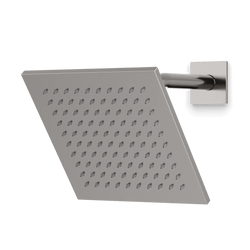 Edge 8" Shower Head on Angled Arm - Brushed Nickel thumbnail 1
