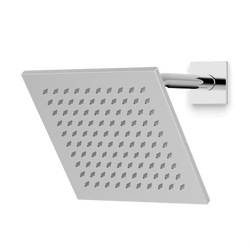 Edge 8" Shower Head on Angled Arm - Chrome thumbnail 1