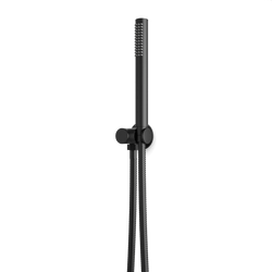 Opera Flexible Hose Hand Shower Kit on Pivoting Hook - Matte Black thumbnail 1