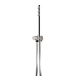 Opera Flexible Hose Hand Shower Kit on Pivoting Hook - Brushed Nickel thumbnail 1