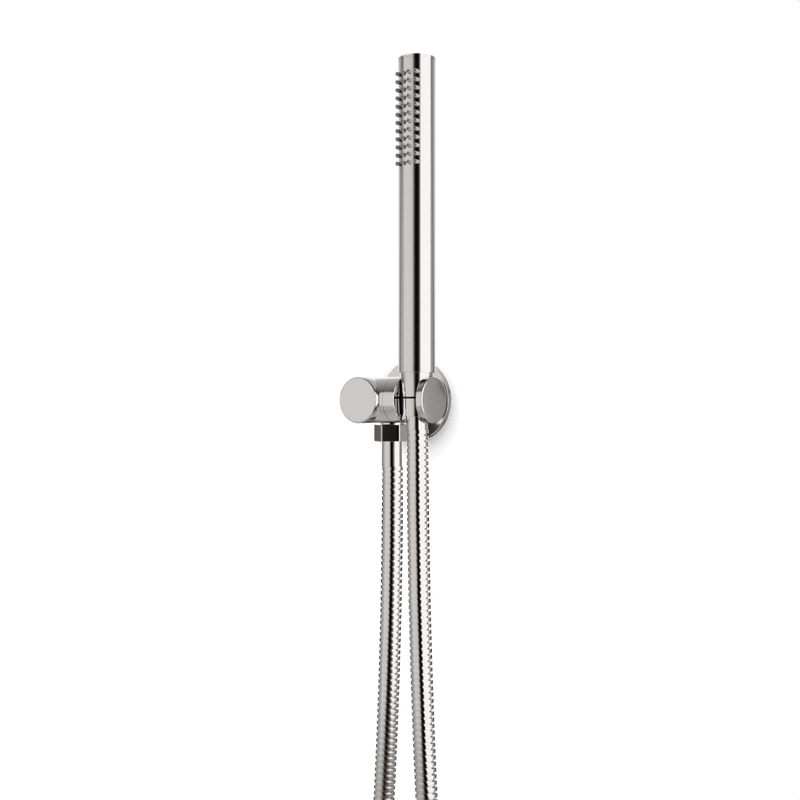 Opera Flexible Hose Hand Shower Kit on Pivoting Hook - Brushed Nickel image 1
