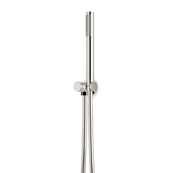Opera Flexible Hose Hand Shower Kit on Pivoting Hook - Polished Nickel thumbnail 1