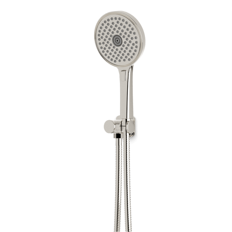 Harmony Flexible Hose Hand Shower Kit on Pivoting Hook - Polished Nickel image 1