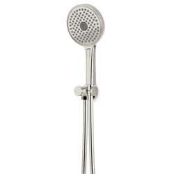 Opera Multifunction Flexible Hose Hand Shower Kit on Pivoting Hook - Polished Nickel thumbnail 1