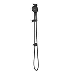 Opera Multifunction Flexible Hose Integrated Slide Bar Kit - Matte Black thumbnail 1
