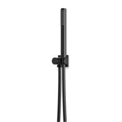 Otella Flexible Hose Hand Shower Kit on Pivoting Hook - Matte Black thumbnail 1