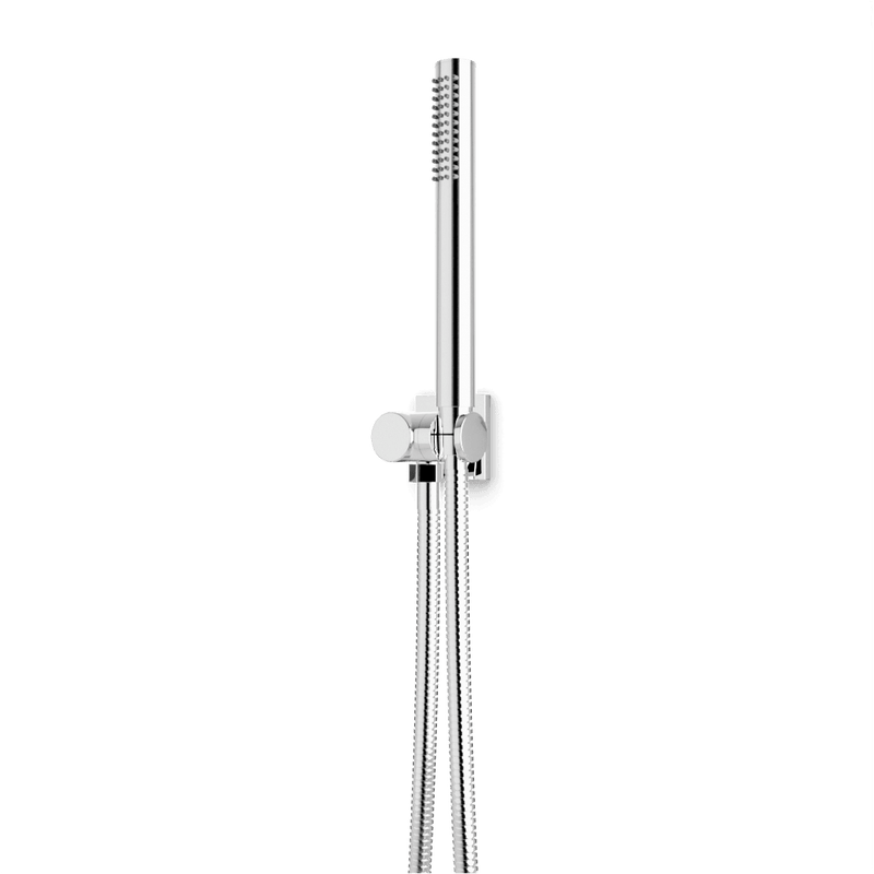 Otella Flexible Hose Hand Shower Kit on Pivoting Hook - Chrome image 1