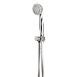 Classic Multifunction Flexible Hose Hand Shower Kit on Pivoting Hook - F907-116BN thumbnail 1