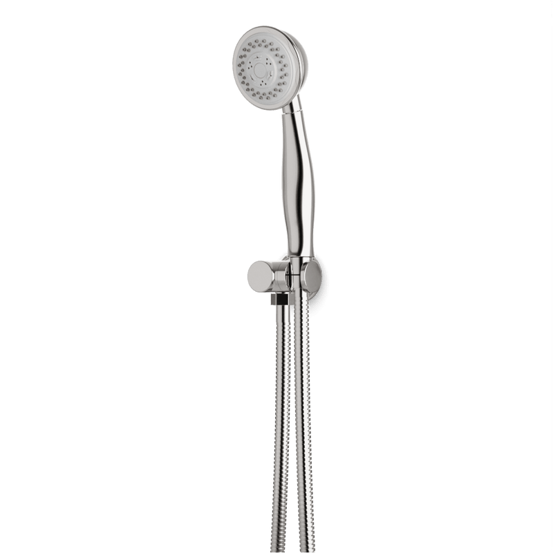 Classic Multifunction Flexible Hose Hand Shower Kit on Pivoting Hook - F907-116BN image 1