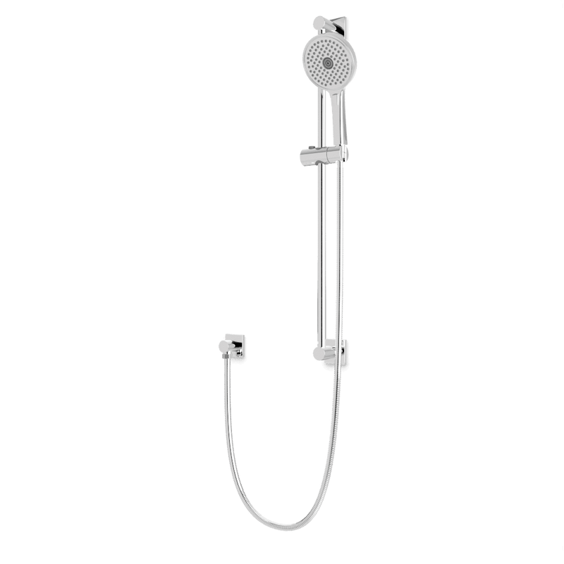Otella Multifunction Flexible Hose Slide Bar Kit with Separate Water Outlet - Chrome image 1