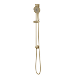 Otella Multifunction Flexible Hose Integrated Slide Bar Kit - Satin Brass thumbnail 1