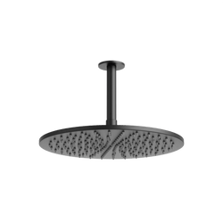 Opera 12" Rain Shower Head on Ceiling Mount Arm - Matte Black thumbnail 1