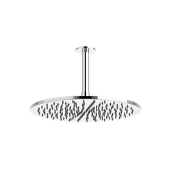 F907-16/5 - Round 12" Rain Shower Head on Ceiling Mount Arm Artos US Chrome 