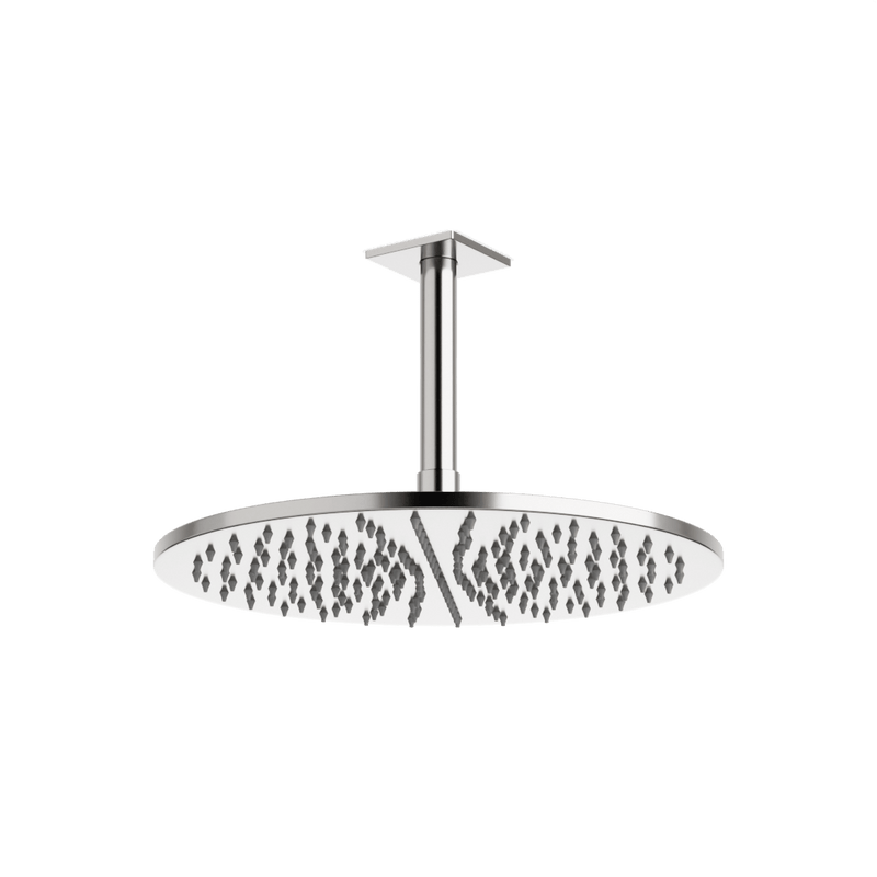 Otella 12" Rain Shower Head on Ceiling Mount Arm - Brushed Nickel image 1