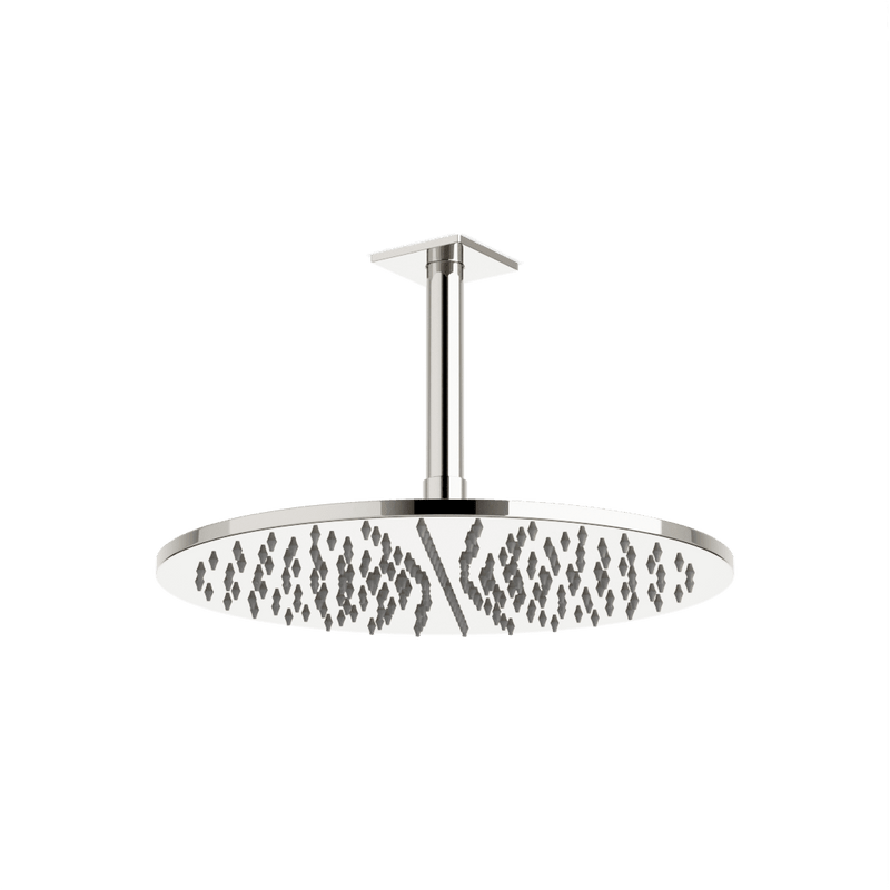 Otella 12" Rain Shower Head on Ceiling Mount Arm - Polished Nickel image 1