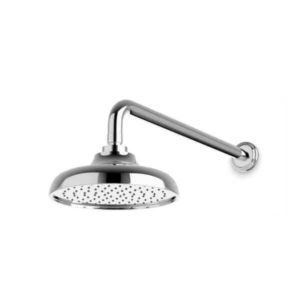 F907-1CL - Classic 8" Rain Shower Head on Wall Mount Arm Artos US Chrome 