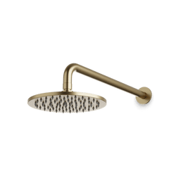 F907-1 - Round 8" Rain Shower Head on Wall Mount Arm Artos US Satin Brass 