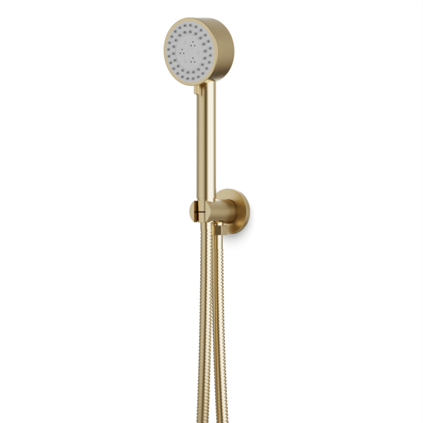Round Multifunction Flexible Hose Handshower Kit - F907-20SB image 1