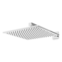Edge 12" Rain Shower Head on Wall Mount Arm - Chrome thumbnail 1