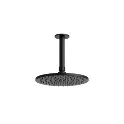 Opera 8" Rain Shower Head on Ceiling Mount Arm - Matte Black thumbnail 1