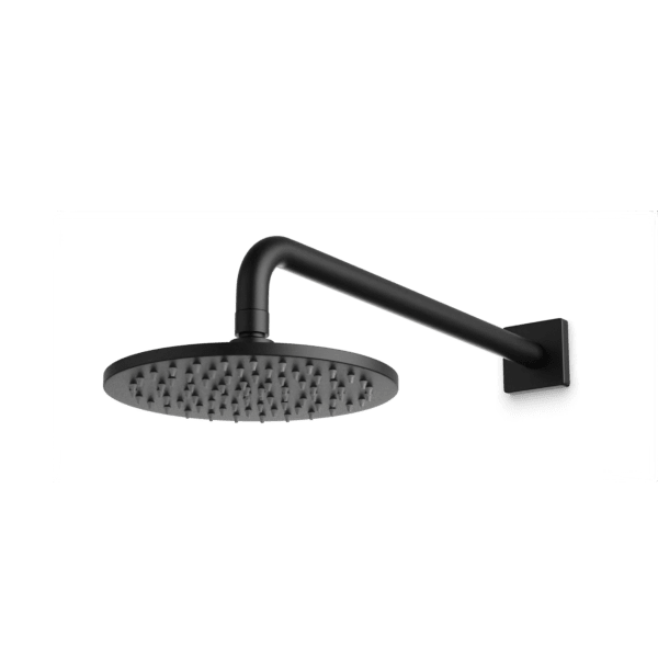 Otella 8" Rain Shower Head on Wall Mount Arm - F907-32BK image 1