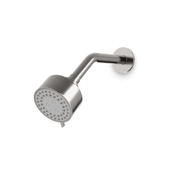 F907-43 - Round Multifunction Shower Head on Angled Arm Artos US Brushed Nickel 