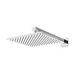 Edge 10" Rain Shower Head on Wall Mount Arm - Chrome thumbnail 1