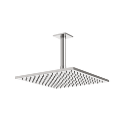 Edge 10" Rain Shower Head on Ceiling Mount Arm - Brushed Nickel thumbnail 1