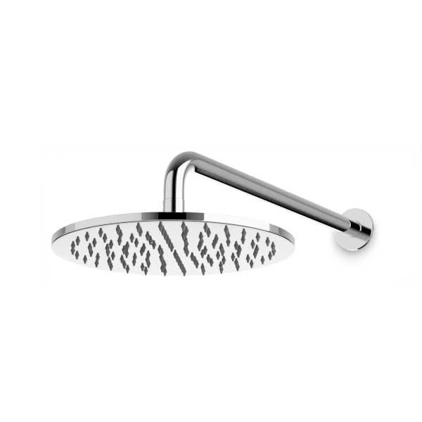 Opera 10" Rain Shower Head on Wall Mount Arm - Chrome image 1