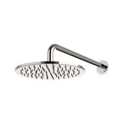 F907-60 - Round 10" Rain Shower Head on Wall Mount Arm Artos US Polished Nickel 