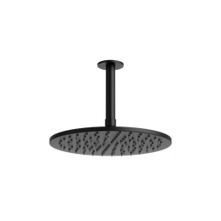 Opera 10" Rain Shower Head on Ceiling Mount Arm - Matte Black thumbnail 1