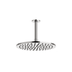 F907-61 - Round 10" Rain Shower Head on Ceiling Mount Arm Artos US Brushed Nickel 