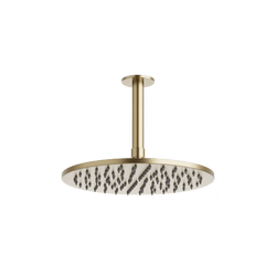 Opera 10" Rain Shower Head on Ceiling Mount Arm - Satin Brass thumbnail 1
