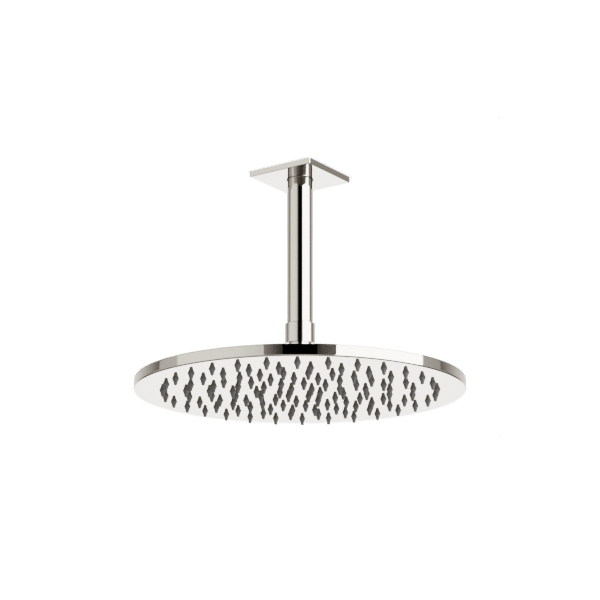 Otella 10" Rain Shower Head on Ceiling Mount Arm - Polished Nickel image 1